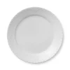 Hvid Halvblonde|Middagstallerkener*Royal Copenhagen Hvid Halvblonde tallerken, 25 cm