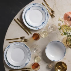 Hvid Halvblonde|Frokost Tallerkener*Royal Copenhagen Hvid Halvblonde tallerken, 22 cm