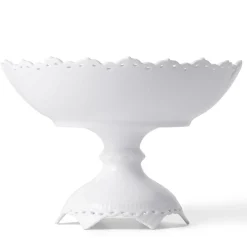 Eksklusive Steldele|Hvid Helblonde*Royal Copenhagen skål på fod, 140 cl Hvid Helblonde