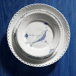 Eksklusive Steldele|Hvid Helblonde*Royal Copenhagen Hvid Helblonde tallerken, 27 cm