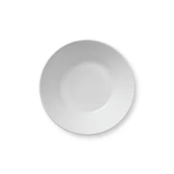 Hvid Riflet|Dybe Tallerkener*Royal Copenhagen Hvid Riflet dyb tallerken, 17 cm