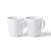 Hvid Riflet|Kaffekopper*Royal Copenhagen Hvid Riflet kop, 28 cl, 2 stk.