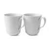 Hvid Riflet|Kaffekopper*Royal Copenhagen Hvid Riflet kop, 38 cl, 2 stk.