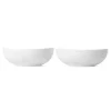 Hvid Riflet|Snackskåle*Royal Copenhagen Hvid Riflet oval skål, 37 cl, 2 stk.