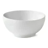 Hvid Riflet|Salatskåle*Royal Copenhagen Hvid Riflet skål, 310 cl
