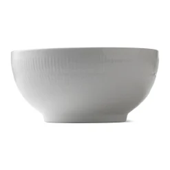 Hvid Riflet|Salatskåle*Royal Copenhagen Hvid Riflet skål, 310 cl