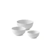 Hvid Riflet*Royal Copenhagen Hvid Riflet skål 47 cl, 73 cl, 110 cl, 3 stk.