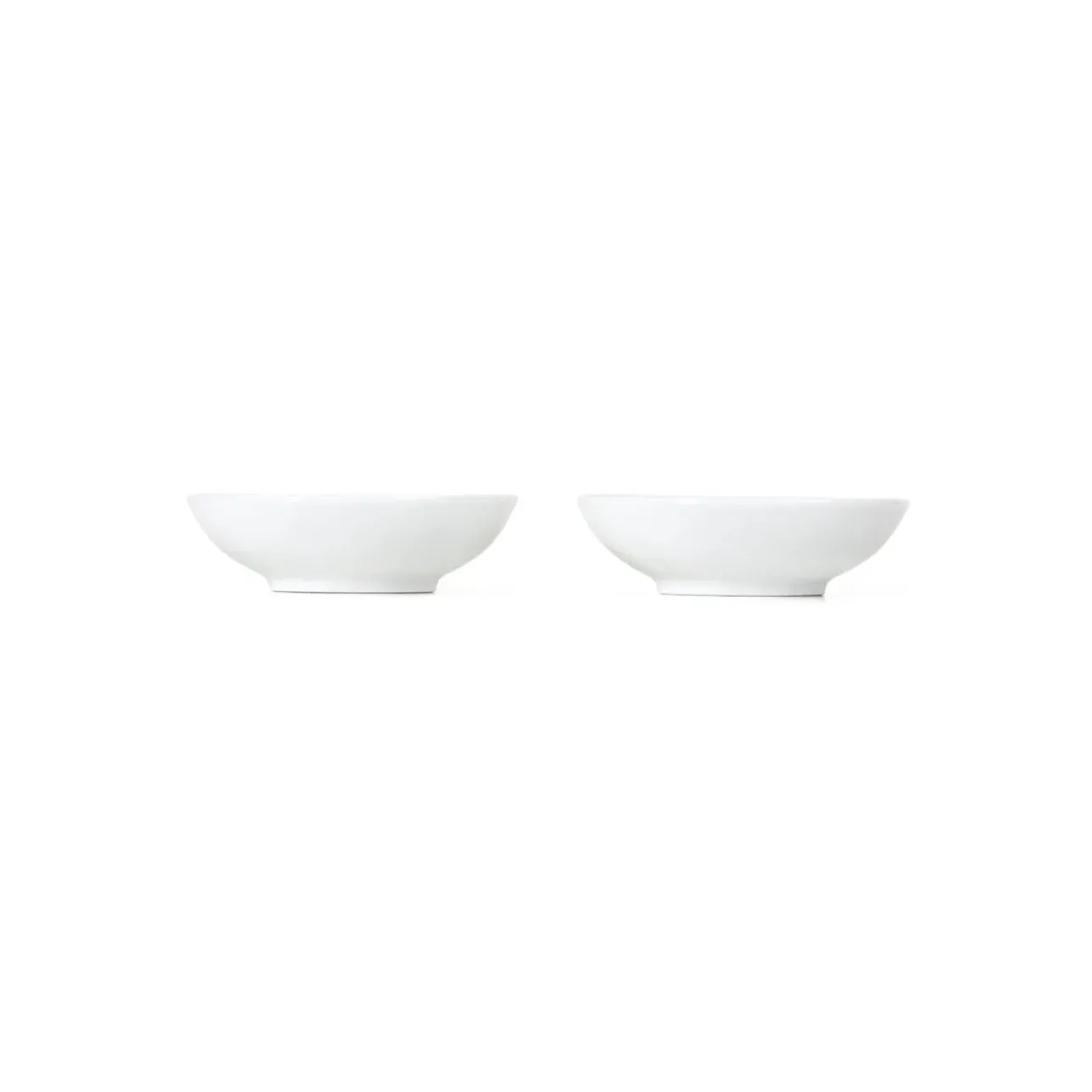 Hvid Riflet|Snackskåle*Royal Copenhagen Hvid Riflet skål, 9 cl, 2 stk.