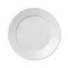 Hvid Riflet|Middagstallerkener*Royal Copenhagen Hvid Riflet tallerken, 25 cm