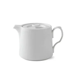 Hvid Riflet|Kander*Royal Copenhagen Hvid Riflet tekande, 75 cl