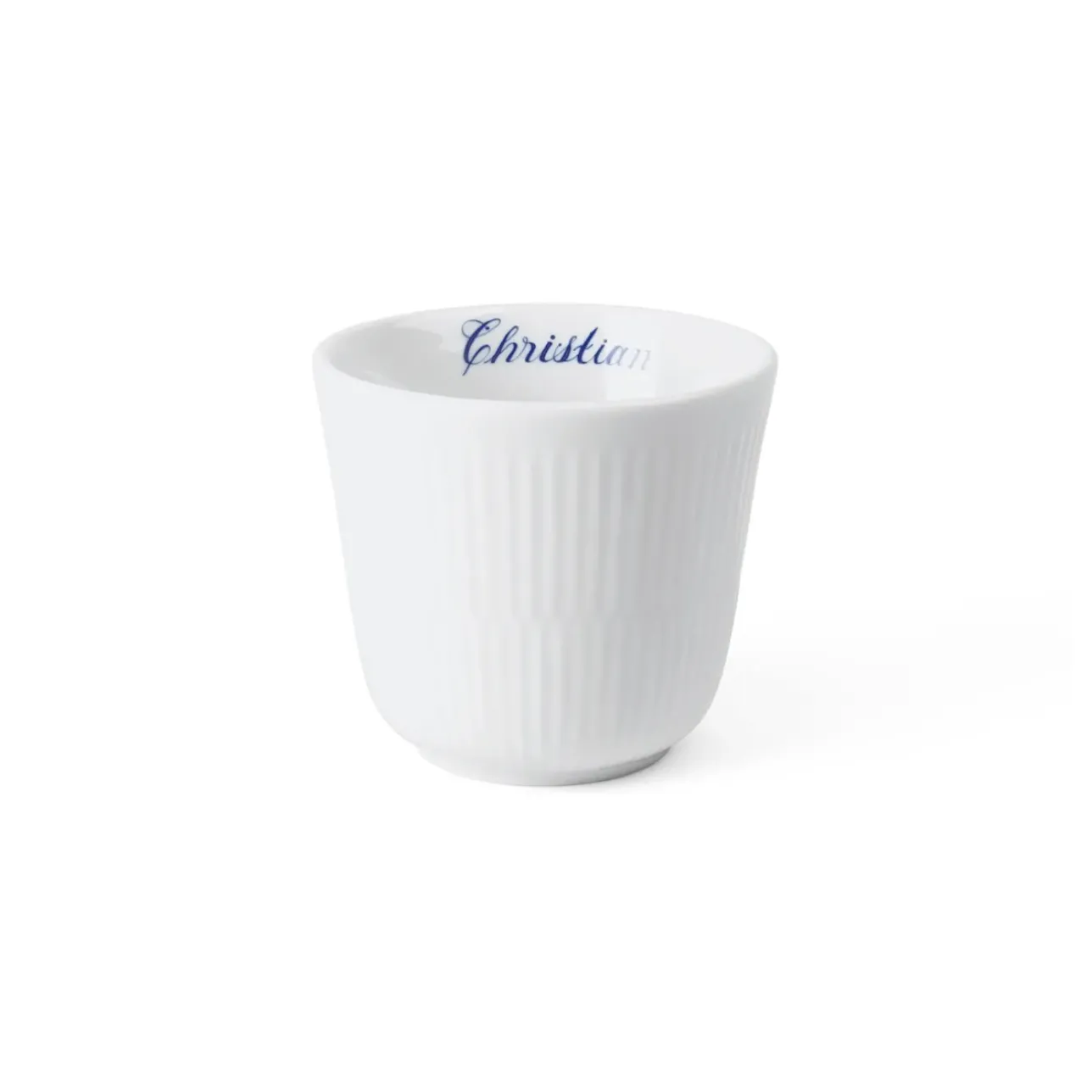 Hvid Riflet|Termokrus*Royal Copenhagen Hvid Riflet termokrus, Bespoke, 26 cl