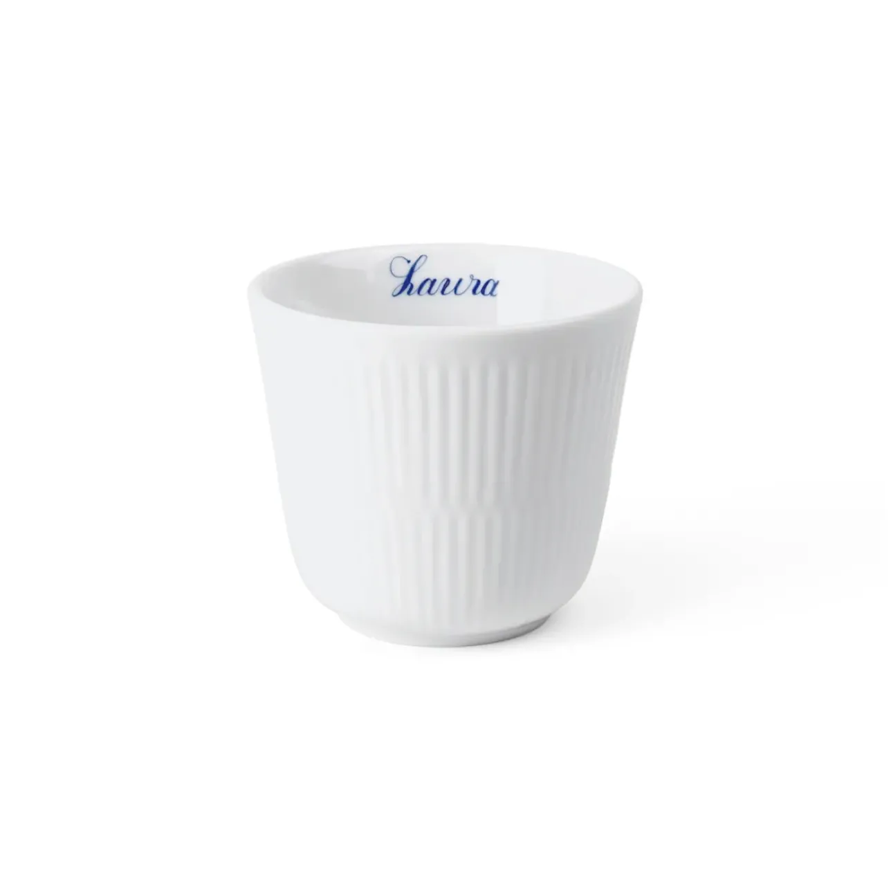 Hvid Riflet|Termokrus*Royal Copenhagen Hvid Riflet termokrus, Bespoke, 26 cl