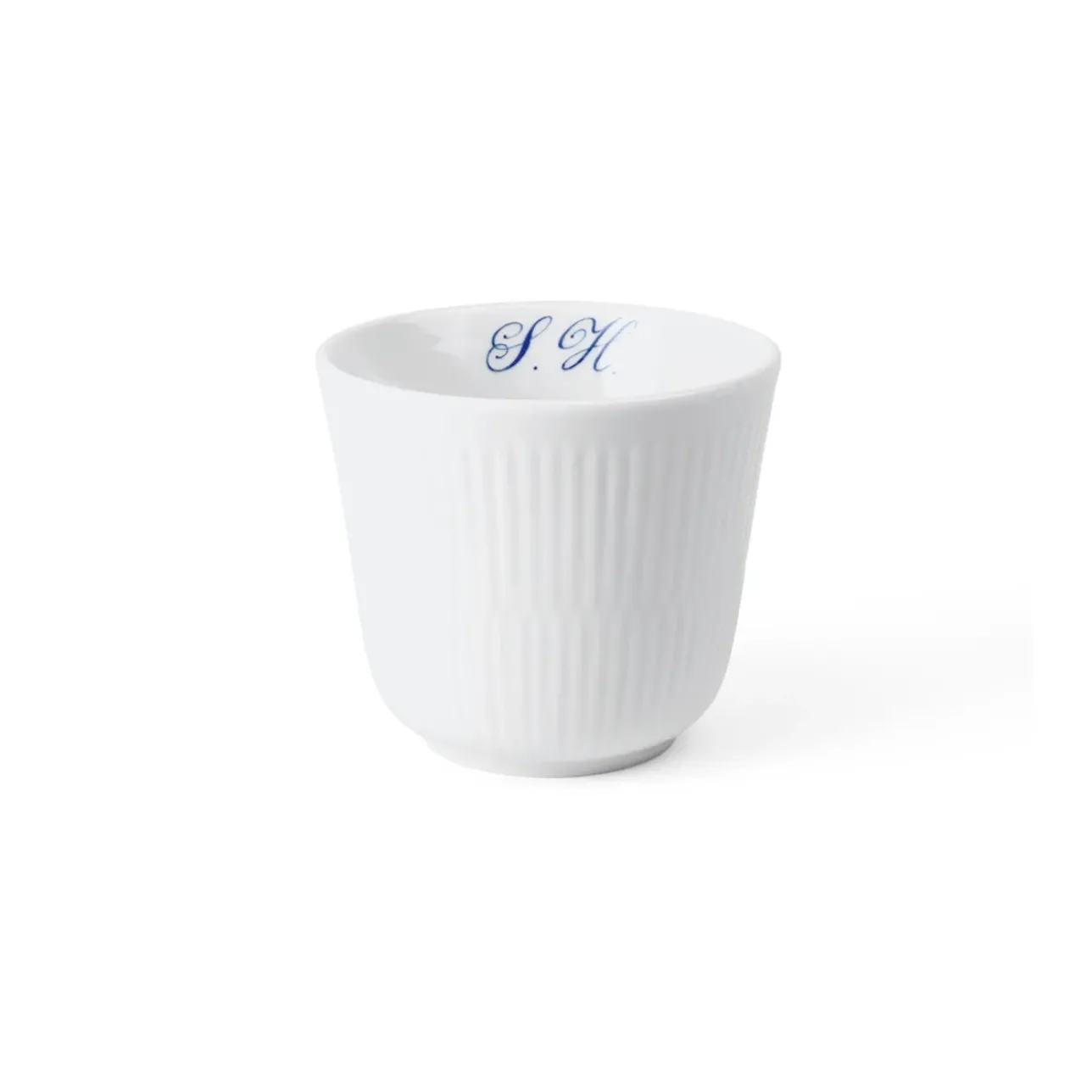Hvid Riflet|Termokrus*Royal Copenhagen Hvid Riflet termokrus, Bespoke, 26 cl