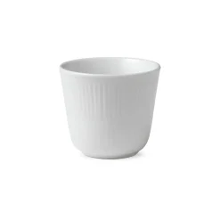 Hvid Riflet|Kaffekopper*Royal Copenhagen Hvid Riflet termokrus, 26 cl