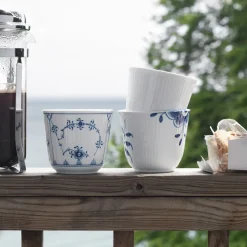 Hvid Riflet|Kaffekopper*Royal Copenhagen Hvid Riflet termokrus, 26 cl