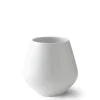 Hvid Riflet|Home Décor*Royal Copenhagen Hvid Riflet vase, 15 cm
