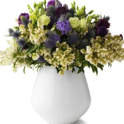 Hvid Riflet|Home Décor*Royal Copenhagen Hvid Riflet vase, 20,5 cm