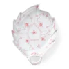 Eksklusive Steldele|Koral Musselmalet Halvblonde*Royal Copenhagen Koral Musselmalet Halvblonde fad, bladformet, 23 cm