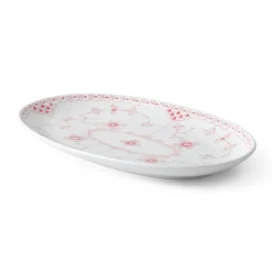 Eksklusive Steldele|Koral Musselmalet Halvblonde*Royal Copenhagen Koral Musselmalet Halvblonde asiet, 23,5 cm