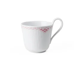Koral Riflet Blonde|Kaffekopper*Royal Copenhagen højhankskop, 33 cl Koral Riflet Blonde