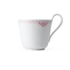 Koral Riflet Blonde|Kaffekopper*Royal Copenhagen højhankskop, 33 cl Koral Riflet Blonde