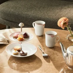 Koral Riflet Blonde|Kaffekopper*Royal Copenhagen kop, 36 cl, 2 stk. Koral Riflet Blonde
