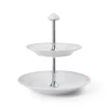 Koral Riflet Blonde|Étagères*Royal Copenhagen Koral Riflet Blonde étagère, 2 lag