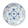 Musselmalet Halvblonde|Middagstallerkener*Royal Copenhagen Musselmalet Halvblonde tallerken, 25 cm