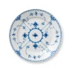 Musselmalet Halvblonde|Frokost Tallerkener*Royal Copenhagen Musselmalet Halvblonde tallerken, 22 cm