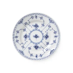 Musselmalet Halvblonde|Desserttallerkener*Royal Copenhagen Musselmalet Halvblonde tallerken, 17 cm