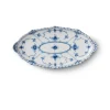 Eksklusive Steldele|Musselmalet Helblonde*Royal Copenhagen Musselmalet Helblonde asiet, 24,5 cm