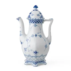 Eksklusive Steldele|Musselmalet Helblonde*Royal Copenhagen Musselmalet Helblonde Kaffekande, 150 cl