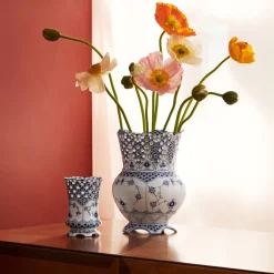 Eksklusive Steldele|Musselmalet Helblonde*Royal Copenhagen Musselmalet Helblonde vase, 22 cm