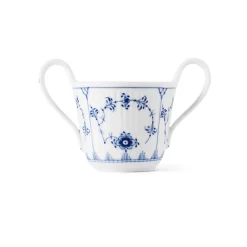 Eksklusive Steldele|Musselmalet Riflet*Royal Copenhagen Musselmalet Riflet babykop, Bespoke, 13 cl Blå