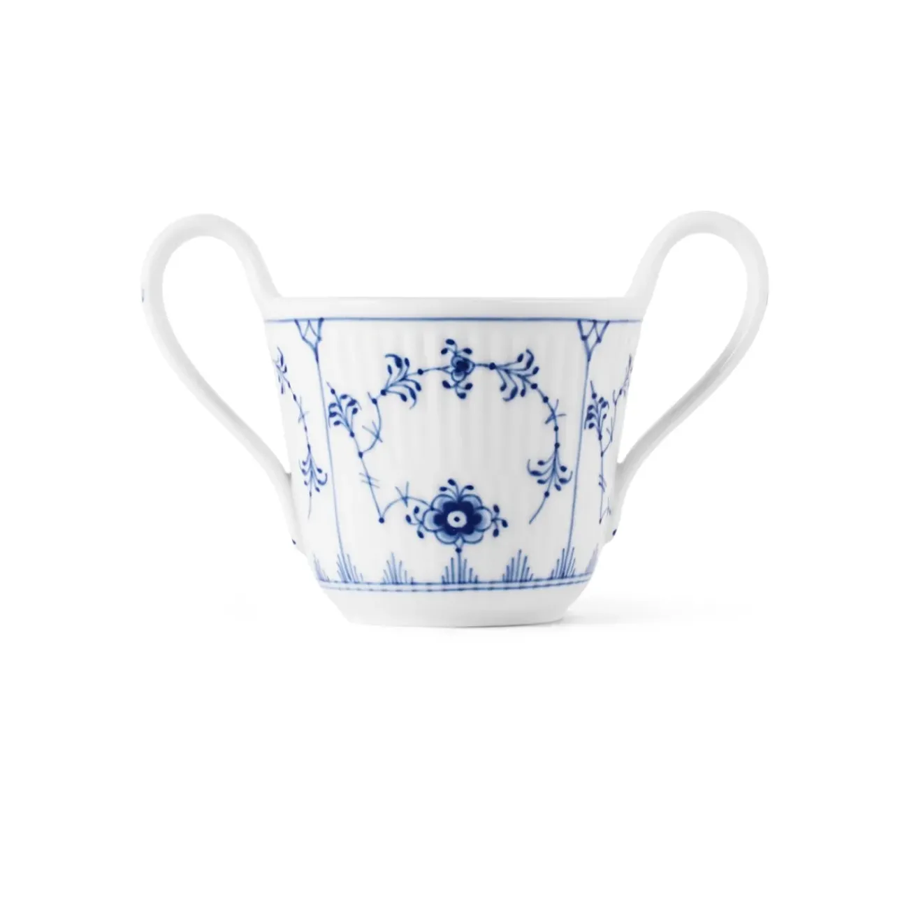 Eksklusive Steldele|Musselmalet Riflet*Royal Copenhagen Musselmalet Riflet babykop, Bespoke, 13 cl Blå