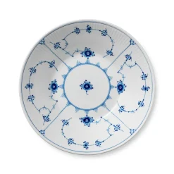 Eksklusive Steldele|Musselmalet Riflet*Royal Copenhagen Musselmalet Riflet dyb tallerken, 24 cm