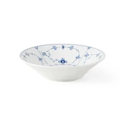 Eksklusive Steldele|Musselmalet Riflet*Royal Copenhagen Musselmalet Riflet dyb tallerken, 21 cm