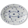 Eksklusive Steldele|Musselmalet Riflet*Royal Copenhagen Musselmalet Riflet fad, 30,5 cm