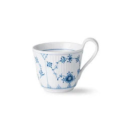 Eksklusive Steldele|Musselmalet Riflet*Royal Copenhagen Musselmalet Riflet højhankskop, 24 cl