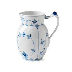 Eksklusive Steldele|Musselmalet Riflet*Royal Copenhagen Musselmalet Riflet kande, 90 cl
