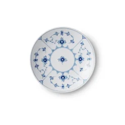 Eksklusive Steldele|Musselmalet Riflet*Royal Copenhagen Musselmalet Riflet tallerken coupe, 15 cm