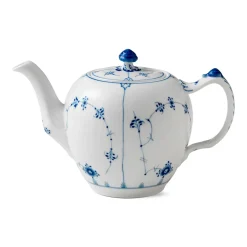Eksklusive Steldele|Musselmalet Riflet*Royal Copenhagen Musselmalet Riflet tekande, 100 cl