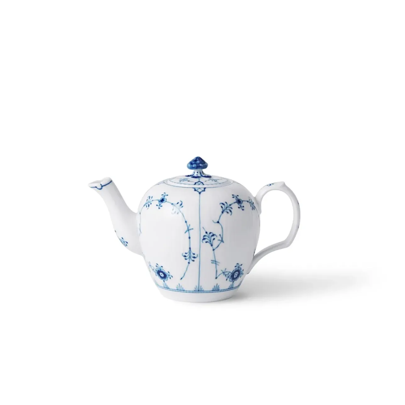 Eksklusive Steldele|Musselmalet Riflet*Royal Copenhagen Musselmalet Riflet tekande, 35 cl
