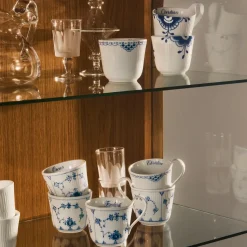 Eksklusive Steldele|Musselmalet Riflet*Royal Copenhagen Musselmalet Riflet termokrus, Bespoke, 26 cl