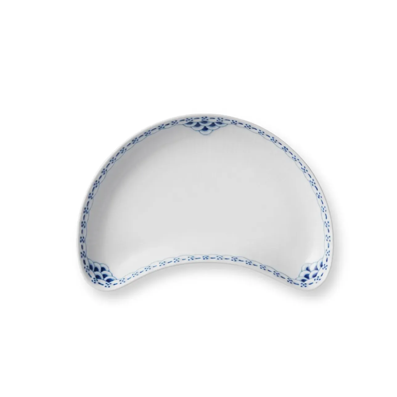 Prinsesse|Fade*Royal Copenhagen Prinsesse halvmåneformet fad, 22,5 cm