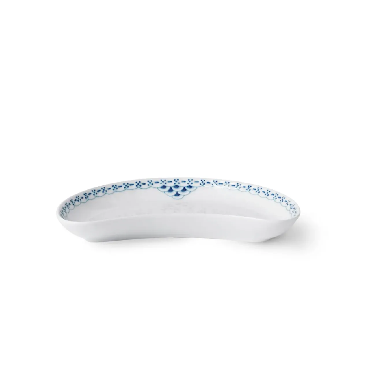 Prinsesse|Fade*Royal Copenhagen Prinsesse halvmåneformet fad, 22,5 cm
