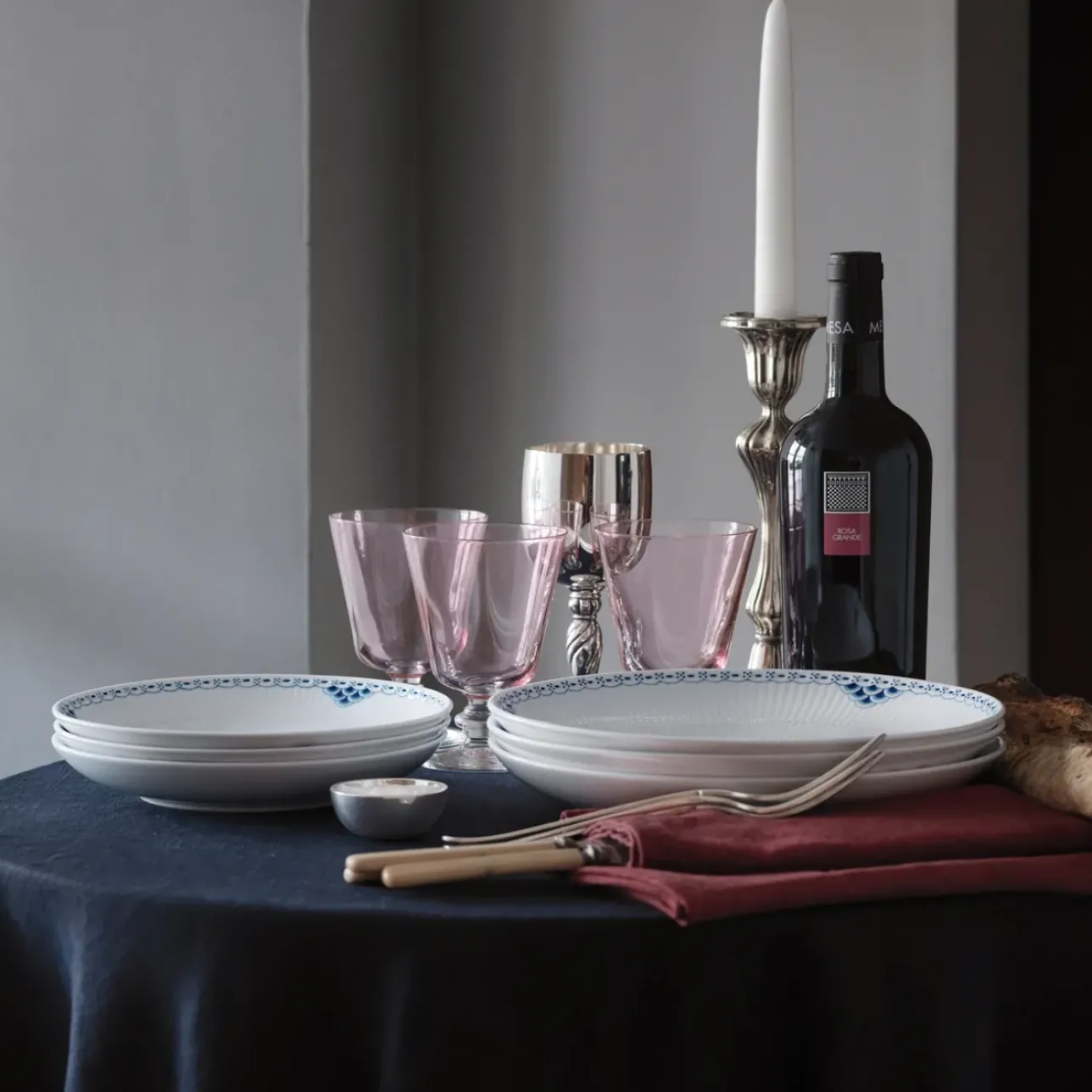 Prinsesse|Frokost Tallerkener*Royal Copenhagen Prinsesse lav skål, 20 cm
