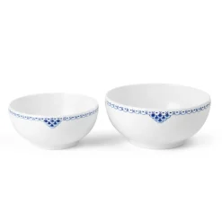 Prinsesse|Snackskåle*Royal Copenhagen Prinsesse skål, 73 cl, 110 cl, 2 stk.