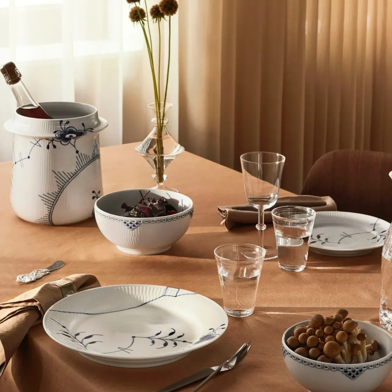 Prinsesse|Snackskåle*Royal Copenhagen Prinsesse skål, 73 cl, 110 cl, 2 stk.