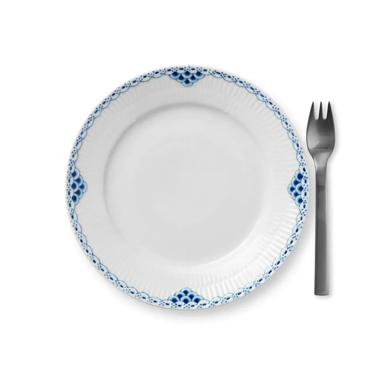 Prinsesse|Desserttallerkener*Royal Copenhagen Prinsesse tallerken, 19 cm